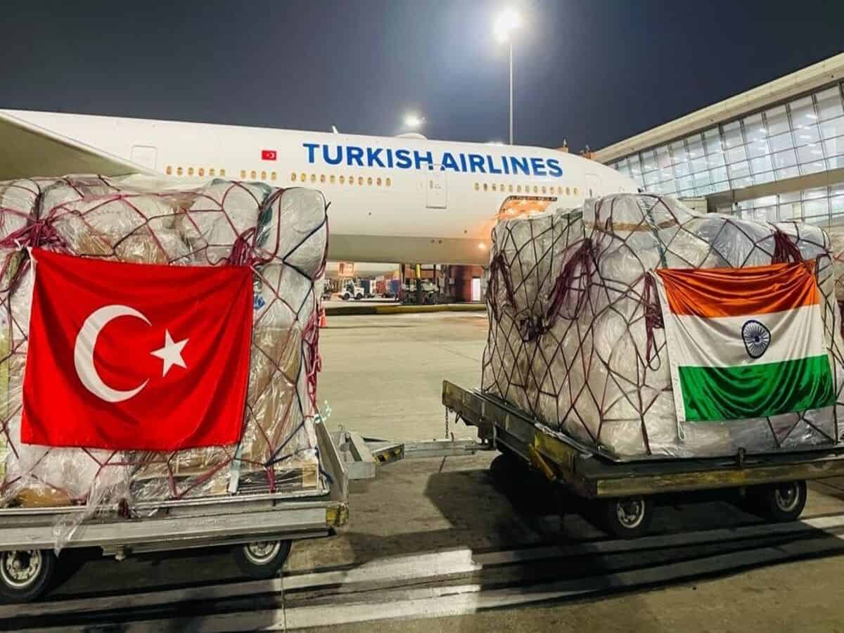 Indian citizens send help to Turkey