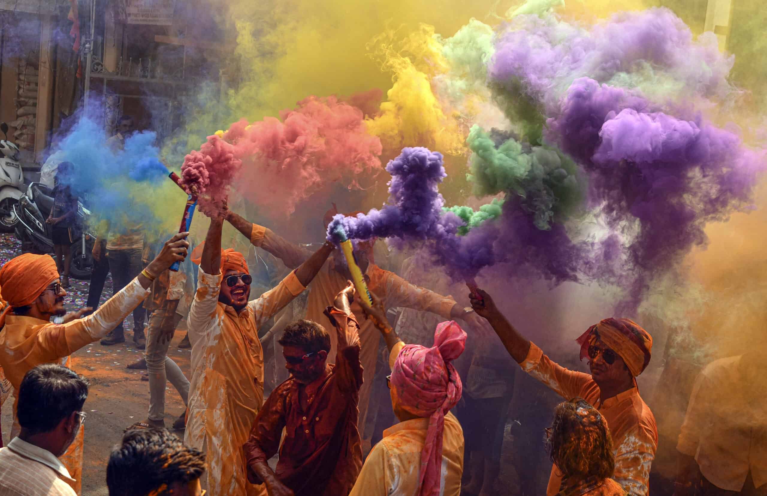 In Pics: Holi festivities