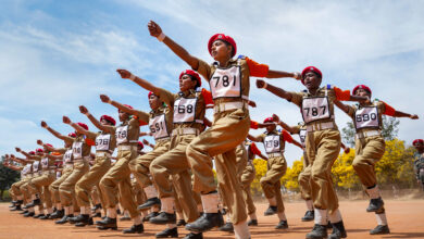 Agniveer women personnel during training