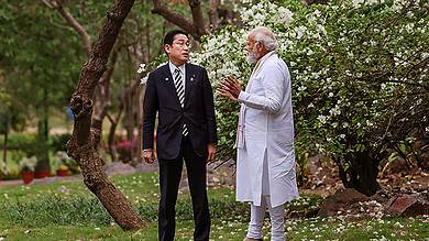 Narendra Modi with Japan PM Fumio Kishida