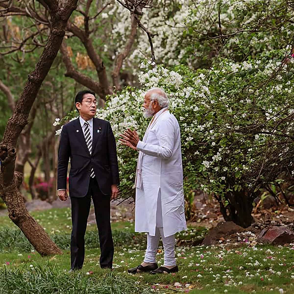 Narendra Modi with Japan PM Fumio Kishida