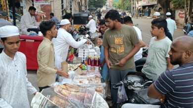 Fruits and dates being sold in certain areas during Ramadan