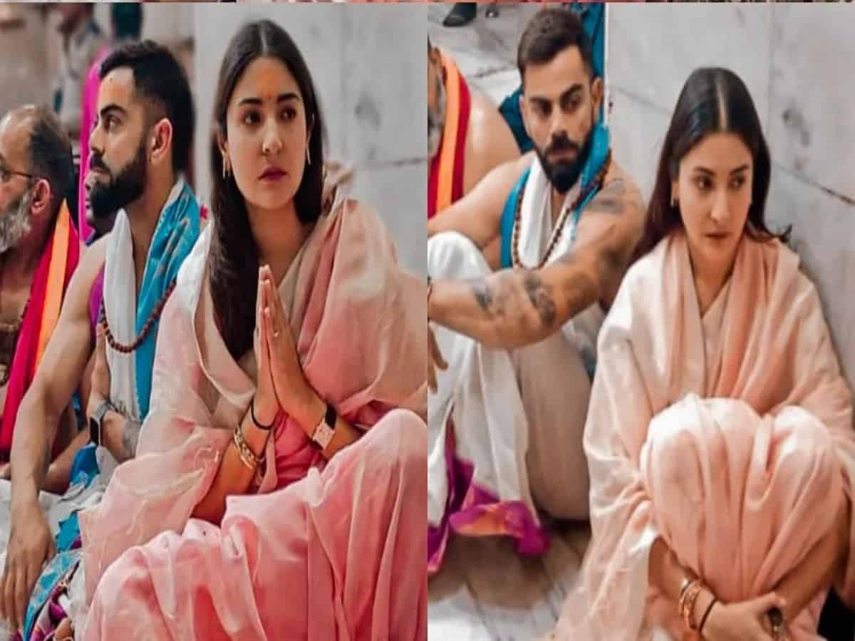 Anushka, Virat offer prayers at Mahakaleshwar temple in Ujjain