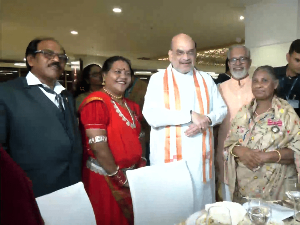 HM Amit Shah hosts dinner for Padma awardees