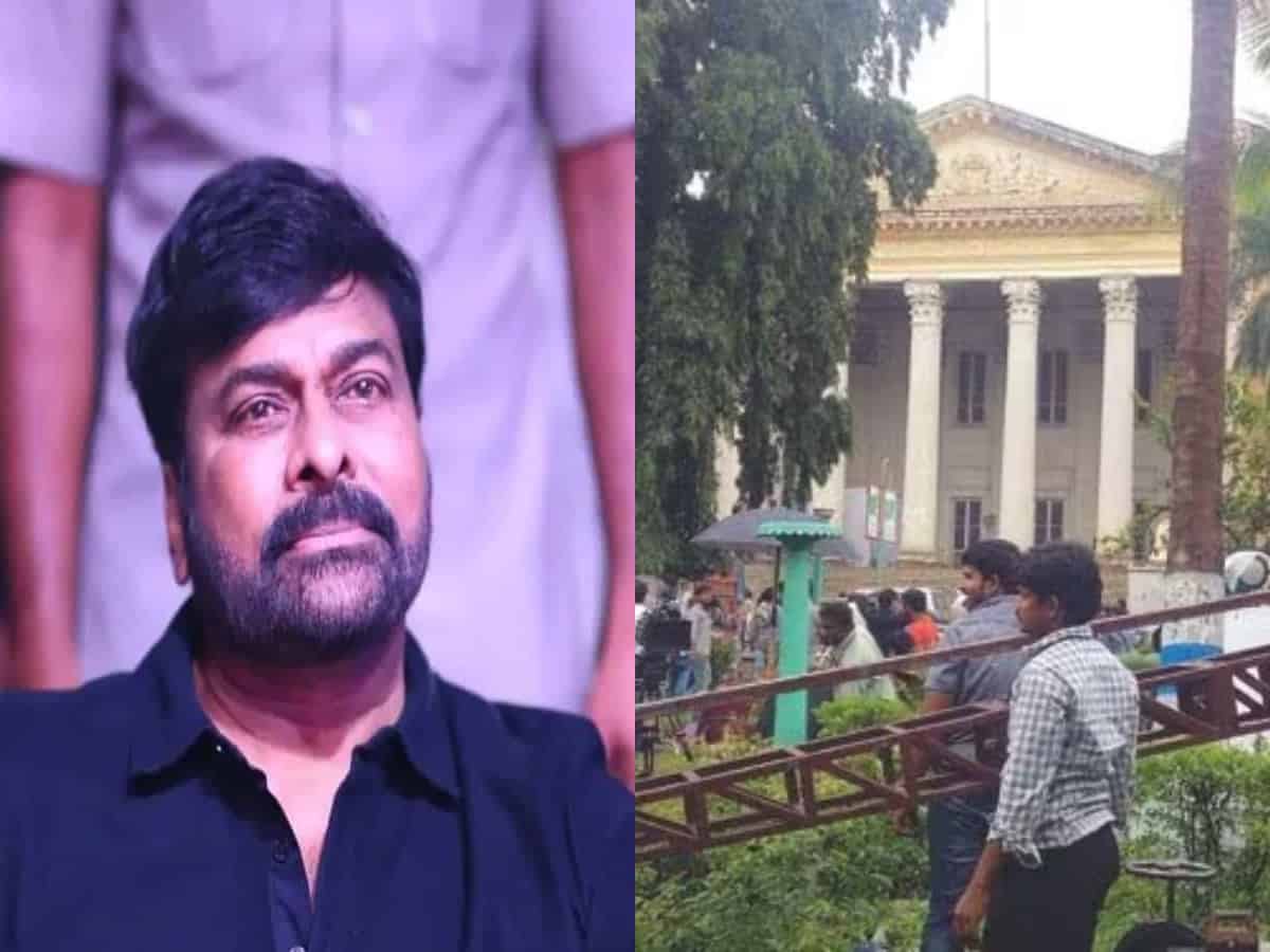 Chiranjeevi Spotted at Koti Women's College, know why