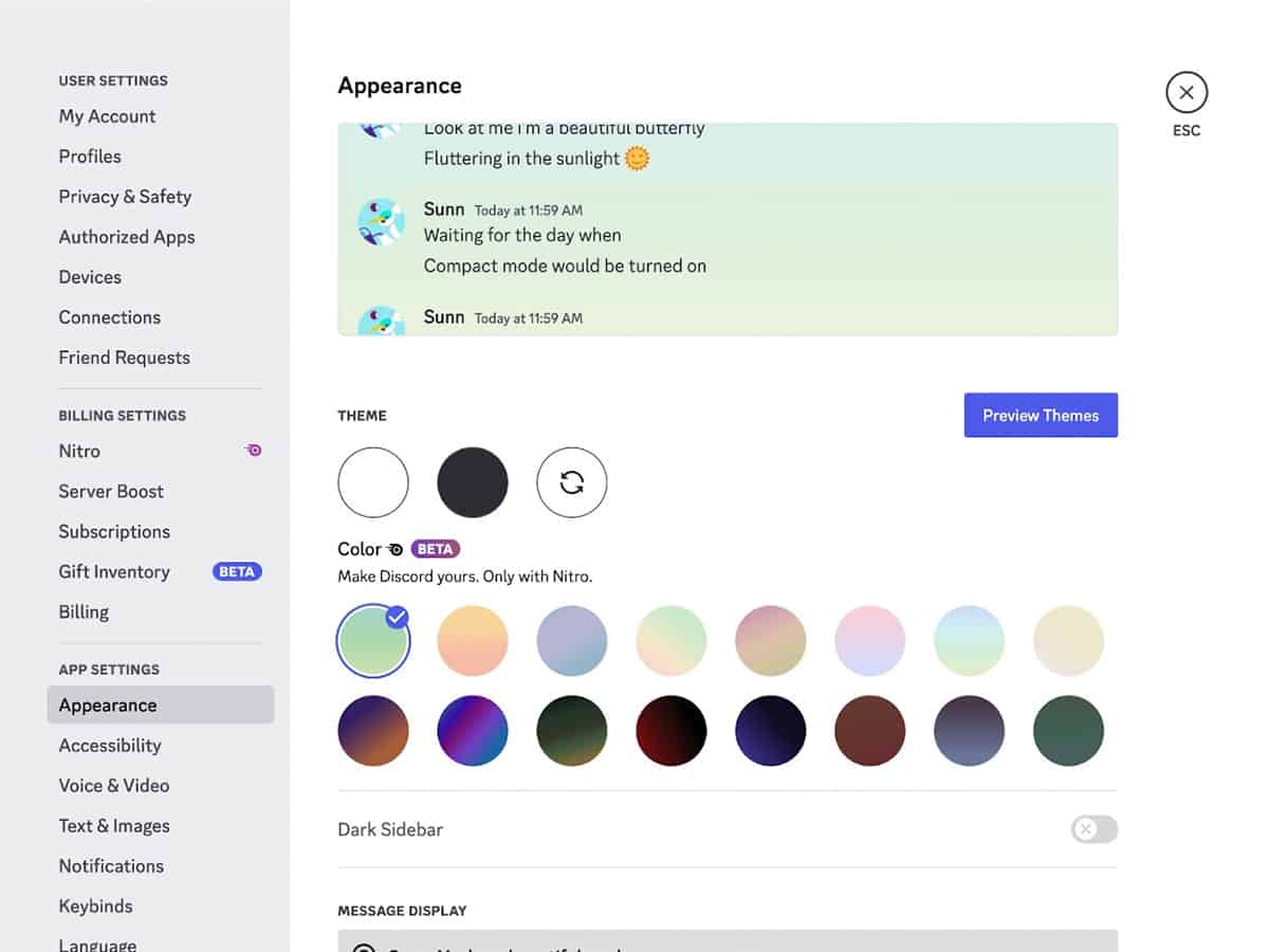 Discord rolling out 'Themes' for Nitro subscribers on desktop