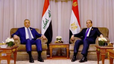 Egyptian president, Iraqi PM meet on bilateral, regional affairs