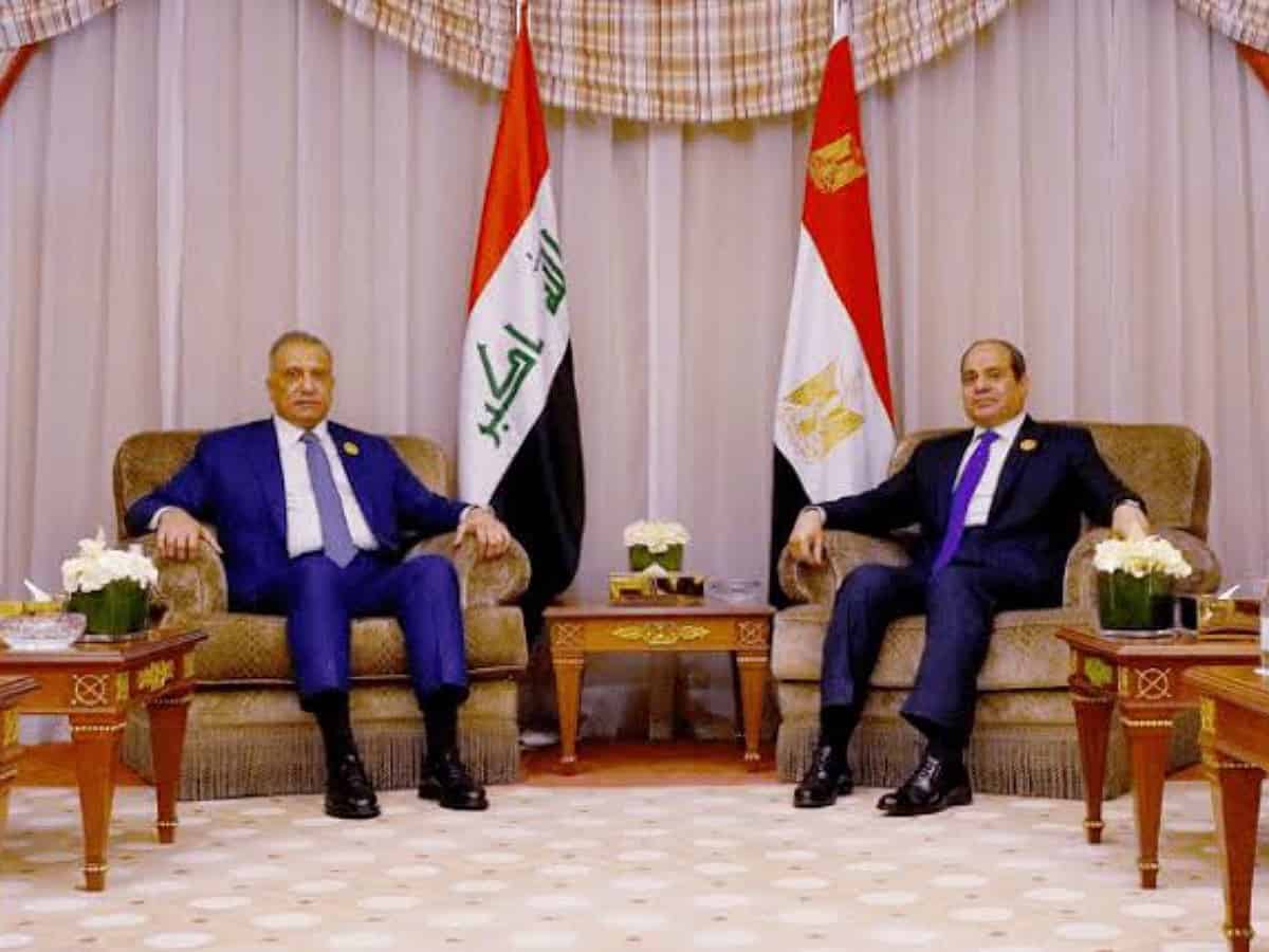 Egyptian president, Iraqi PM meet on bilateral, regional affairs