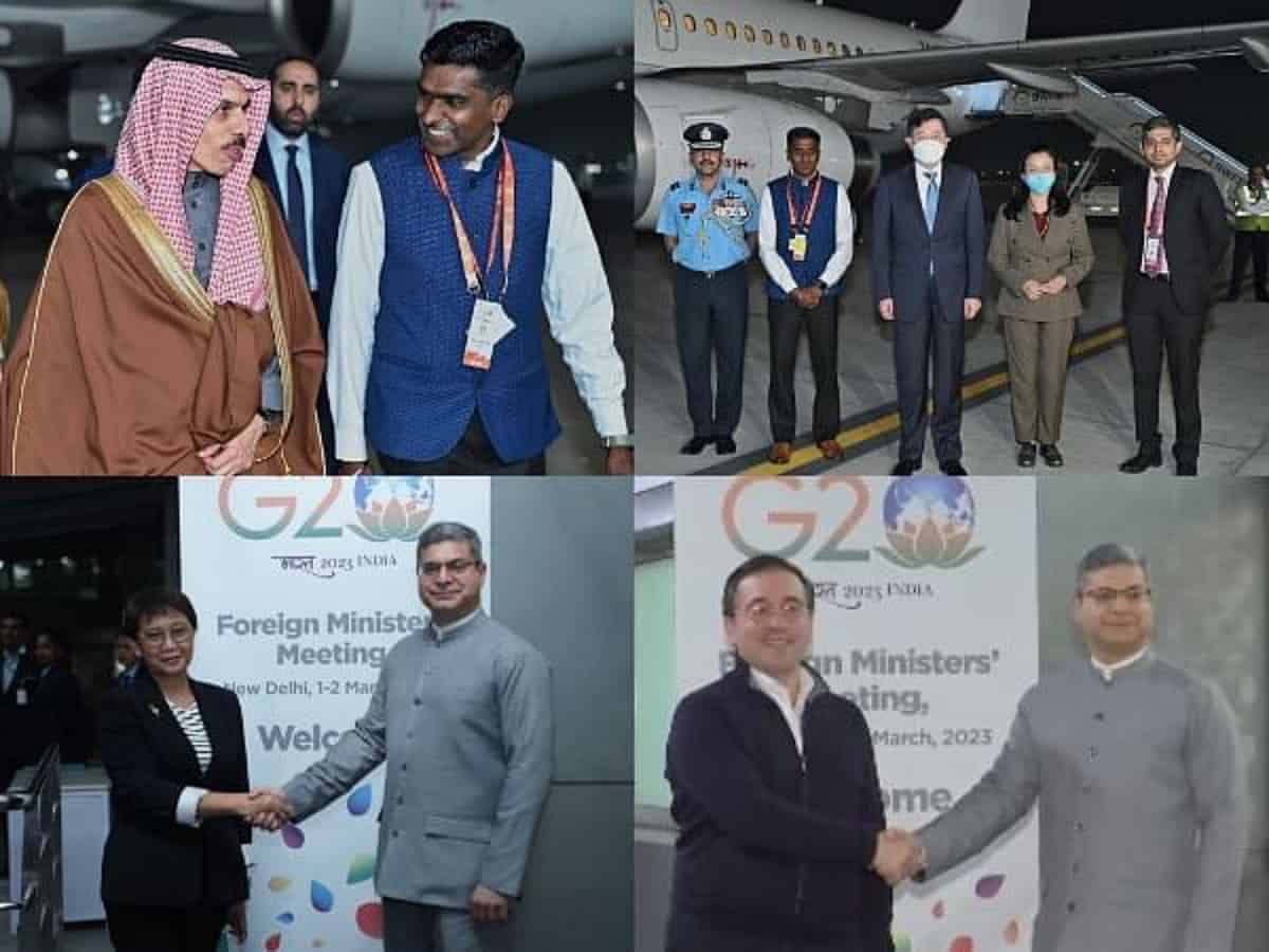 G20 meet: FMs of Saudi Arabia, China, Spain arrive in India