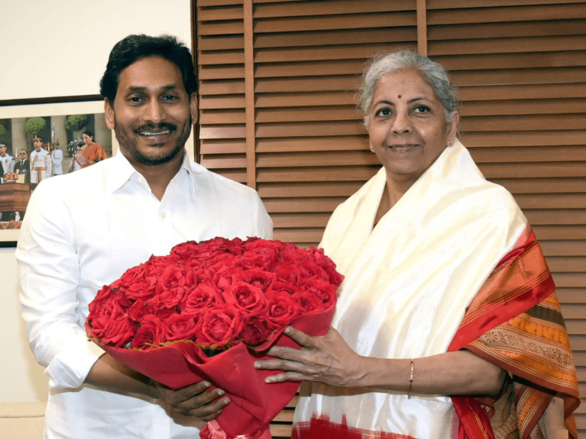 AP CM Jagan meets Nirmala Sitharaman; seeks early clearance of pending funds