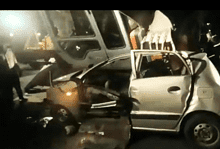 Telangana: Earthmover rams into car in Nizamabad; three killed
