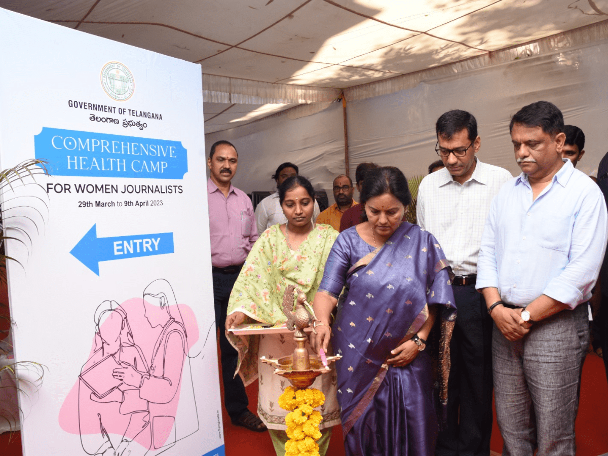 Hyderabad: Free 10-day medical camp for female scribes inaugurated