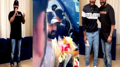 As Oscar countdown starts, NTR Jr lands in LA, greeted by frenzied fans