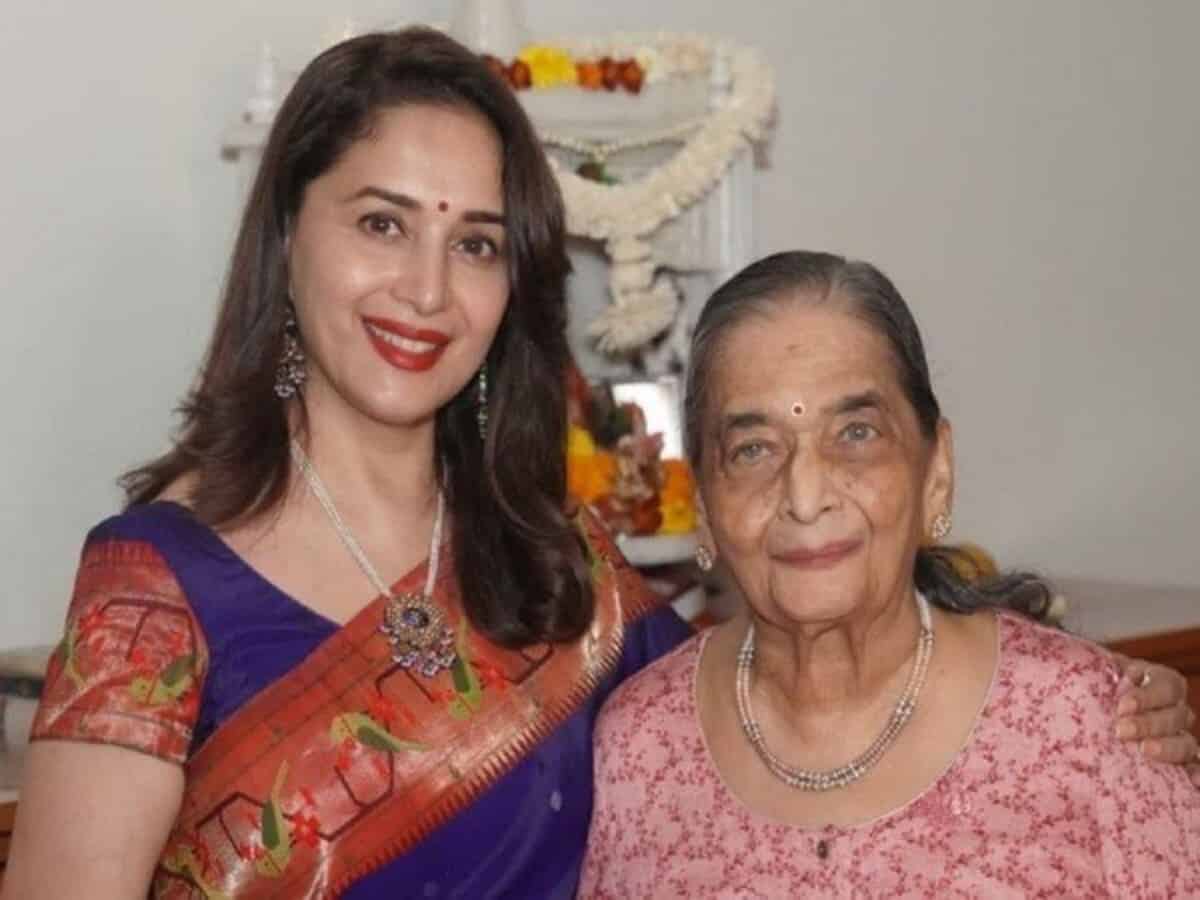 Madhuri Dixit pens down emotional note remembering mother Snehlata Dixit