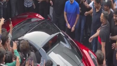 Owner of India's expensive car showcased his all cars to Hyderabadis: Video viral