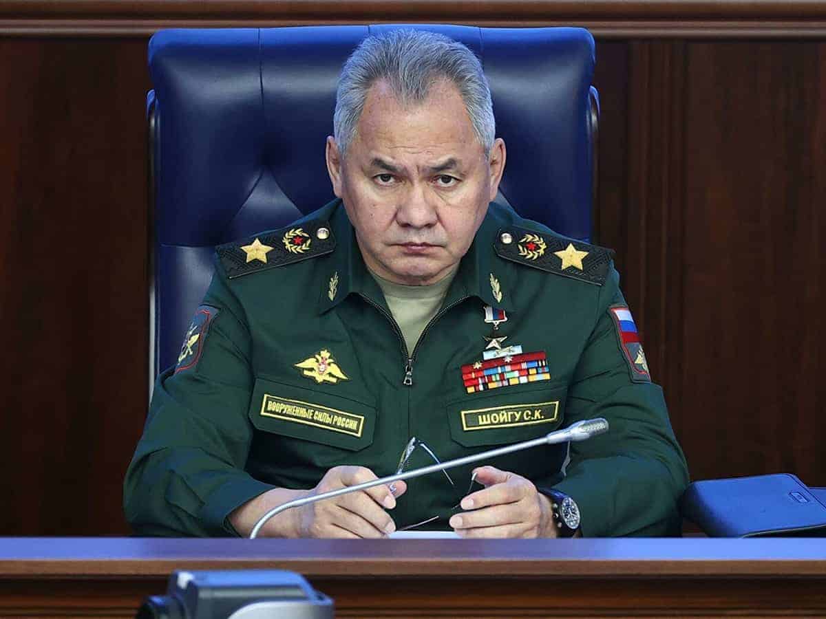 Important to capture Artyomovsk to expand operations: Shoigu