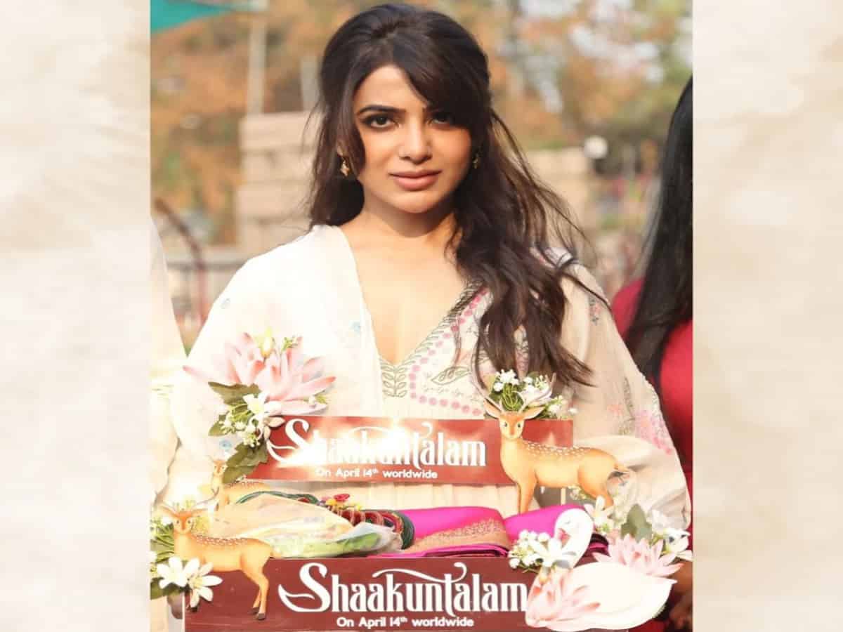 Samantha Ruth Prabhu was spotted in Hyderabad