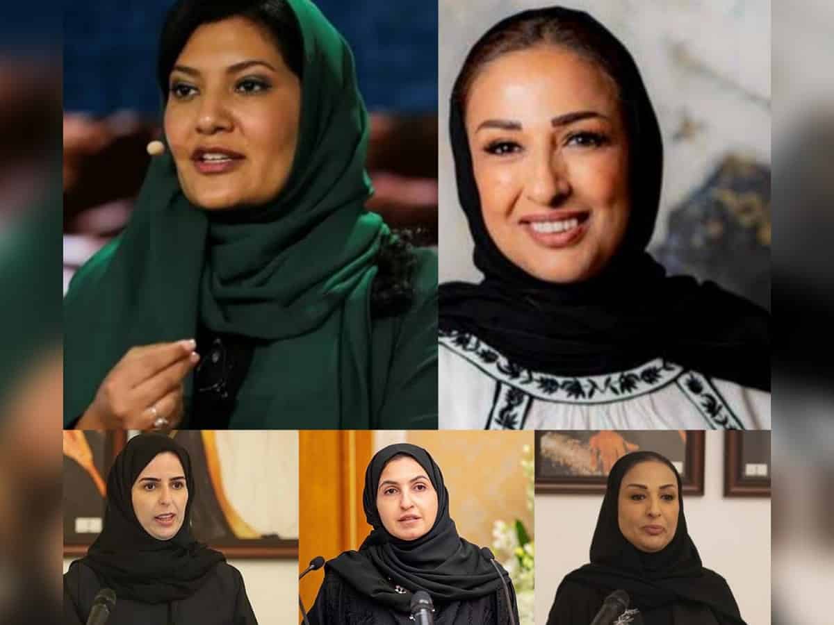 Who are the five women ambasaadors represent Saudi