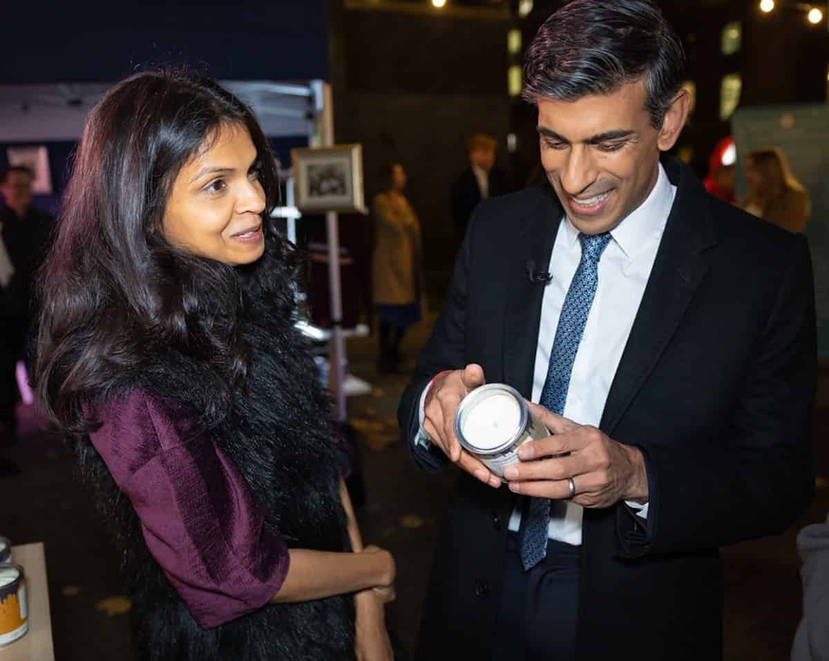 Rishi Sunak's wife set to earn huge dividend income from Infosys