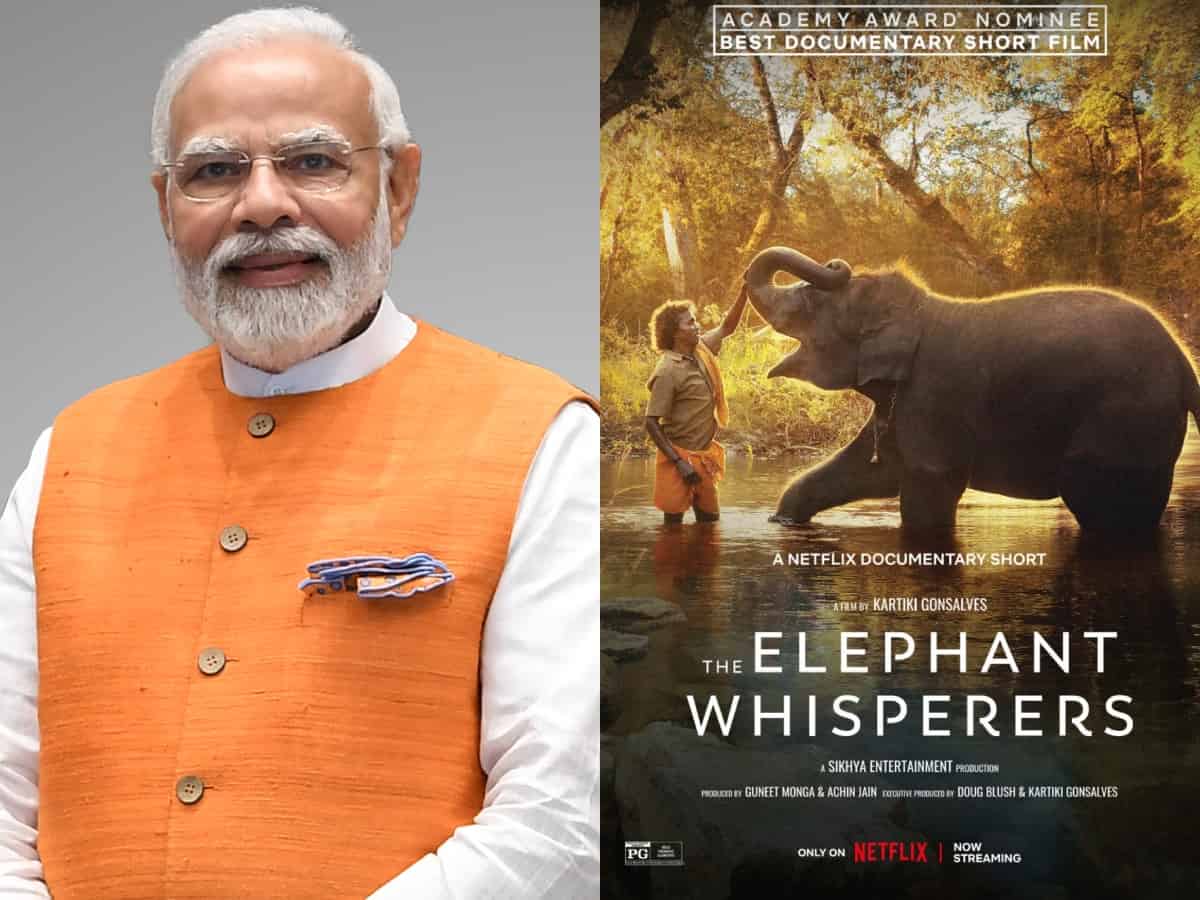 PM Modi meets makers of 'The Elephant Whisperers'