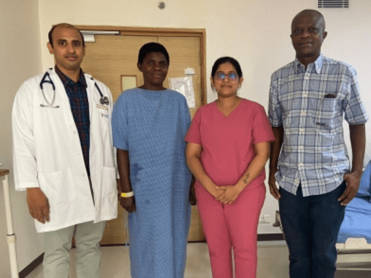 Zambian woman suffering from rare tumour undergoes surgery at Hyderabad hospital