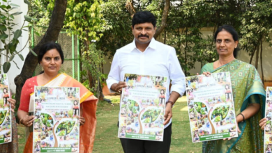 Telangana: Women's Day 'Green India Challenge' poster released