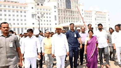 Hyderabad: KCR inspects works at Secretariat, Ambedkar Statue