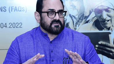 Union Minister of State for Electronics and IT, Rajeev Chandrasekhar,