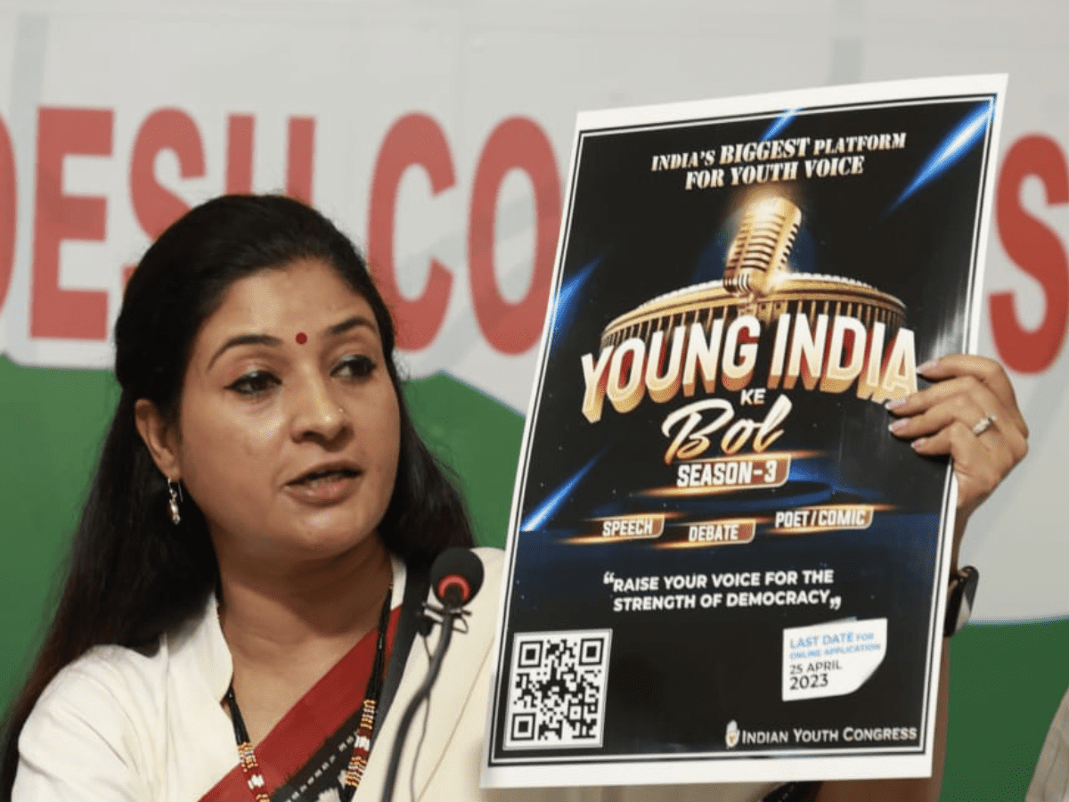 Congress launches poster of Young India ke Bol' programme