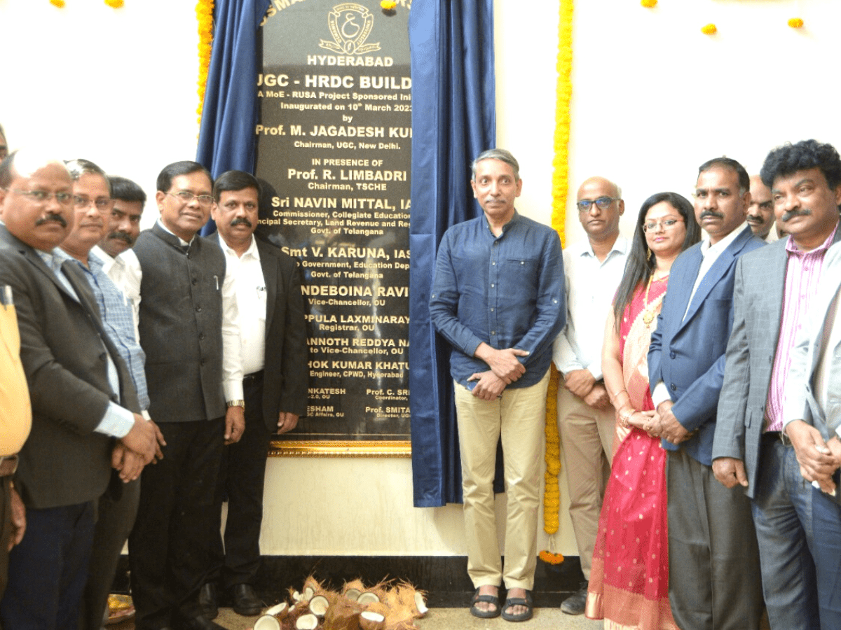 Hyderabad: Rs 7 crore worth HRDC building inaugurated at OU