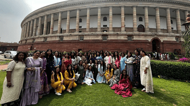 75 FLO members from Hyderabad visit Parliament to witness session