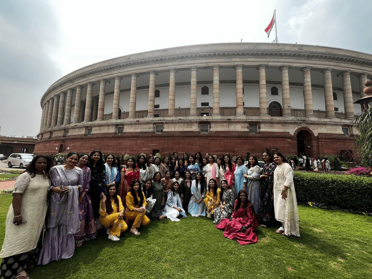 75 FLO members from Hyderabad visit Parliament to witness session