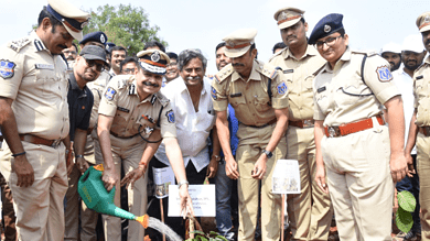 Telangana: Over 3000 saplings planted at Medipally under Green India Challenge