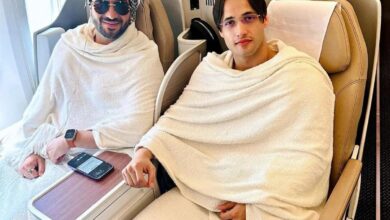 Aly Goni, Asim Riaz don Ihram as they jet off to perform Umrah