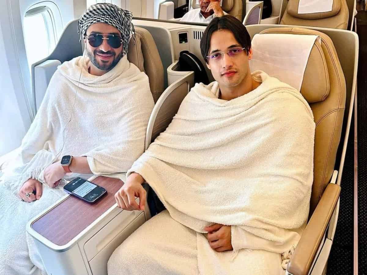 Aly Goni, Asim Riaz don Ihram as they jet off to perform Umrah