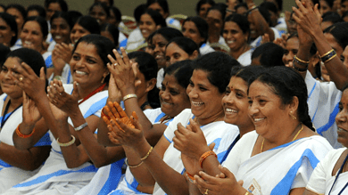 Telangana ASHA workers protest against GPS surveillance, demand better wages