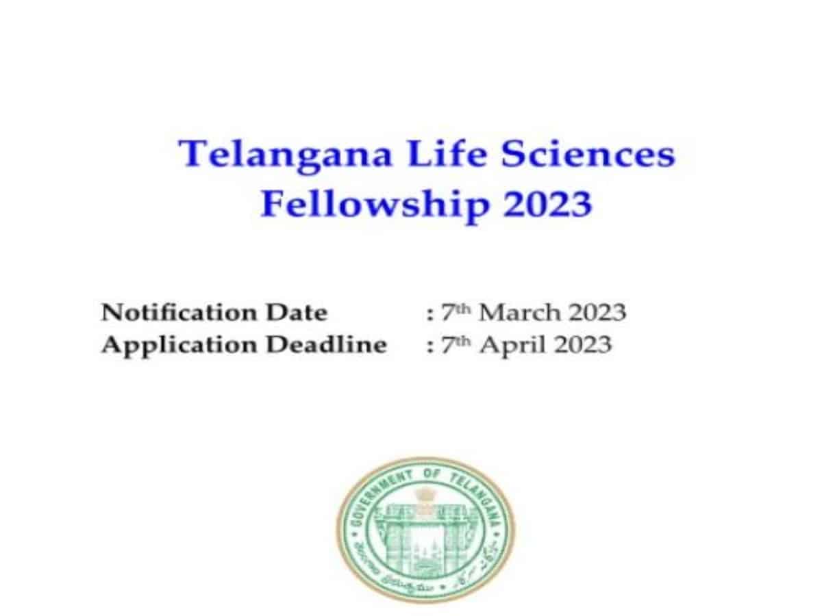 ‘Telangana Life Sciences Fellowship 2023’ announced