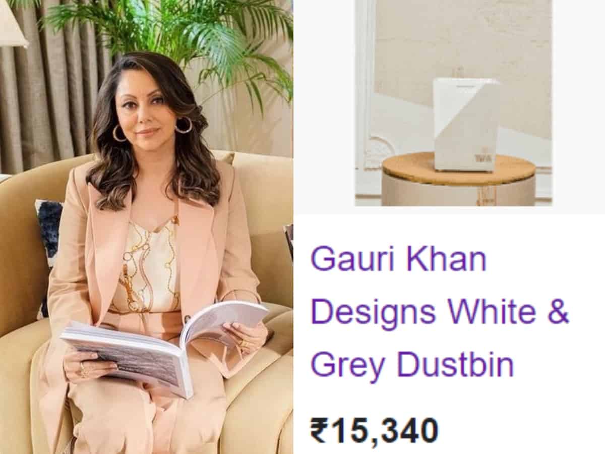 Netizens go bonkers as Gauri Khan sells dustbin for 15K, lamp at 1.5L