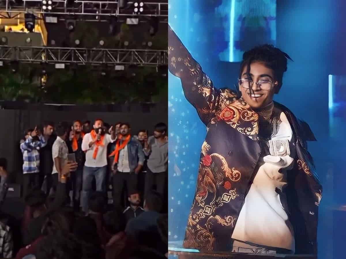 Bajrang Dal disrupts MC Stan's Indore show, video goes viral