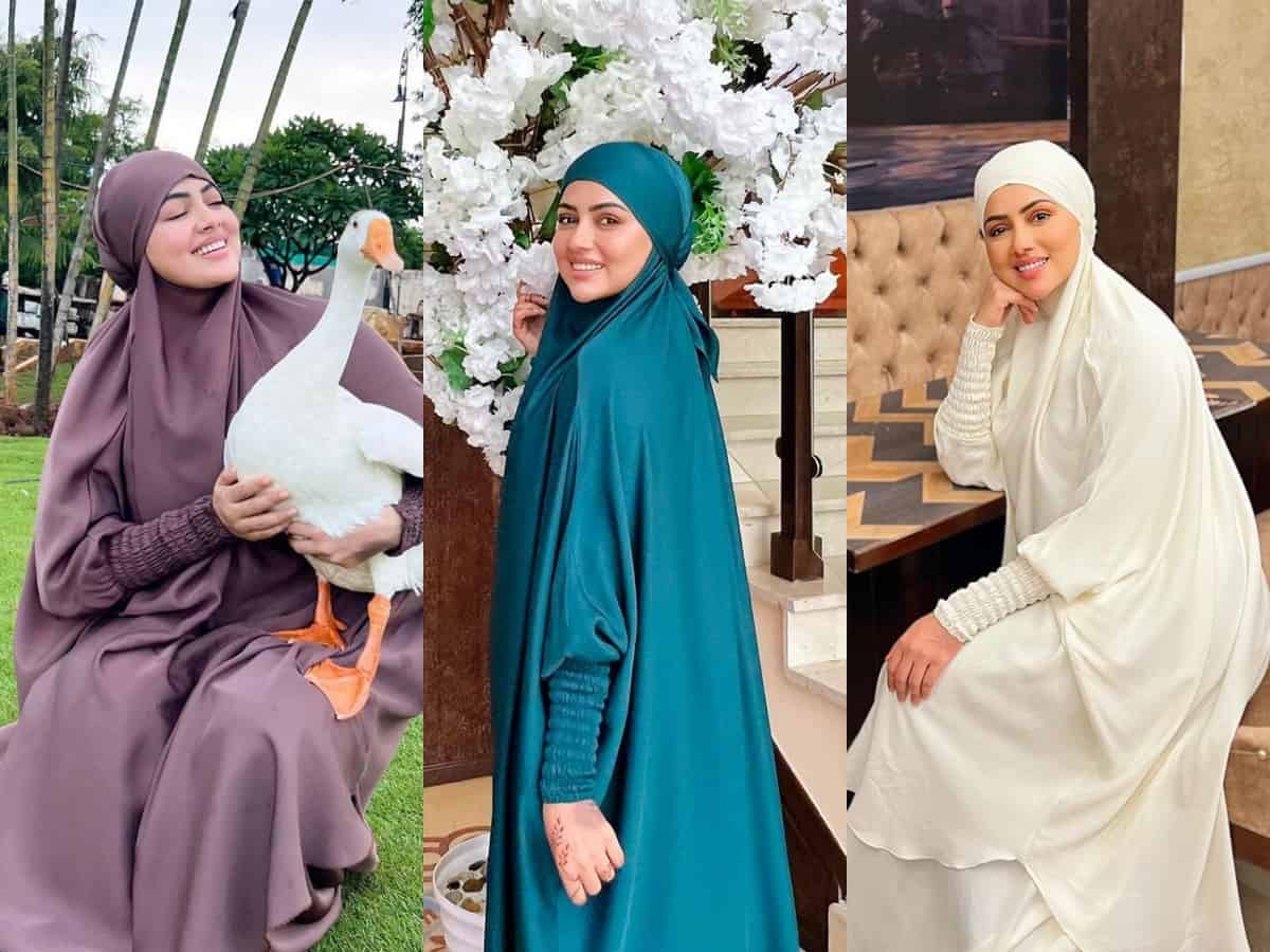 Mom-to-be Sana Khan's stunning abaya collection to try this Ramzan