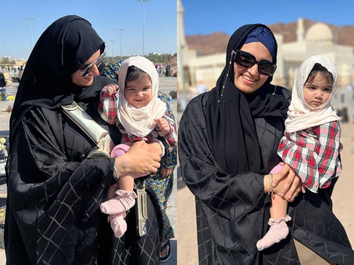 Little Dua's hijab steals limelight in Sania Mirza's Umrah pics