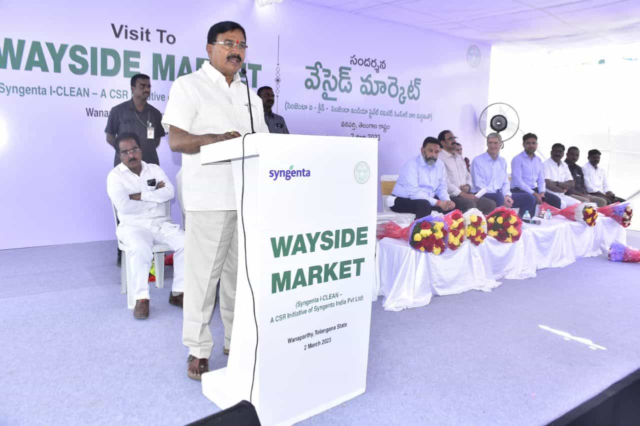 Telangana: Syngenta builds Rs 3.3-crore rural wayside market in Wanaparthy