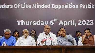 Opposition MP's joint press conference in Delhi