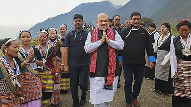 Union Home Minister Amit Shah in Arunachal Pradesh