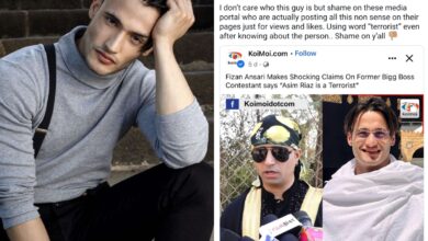 Aly Goni extendes his support to Asim Riaz after latter was labelled as 'terrorist' by Faizan Ansari