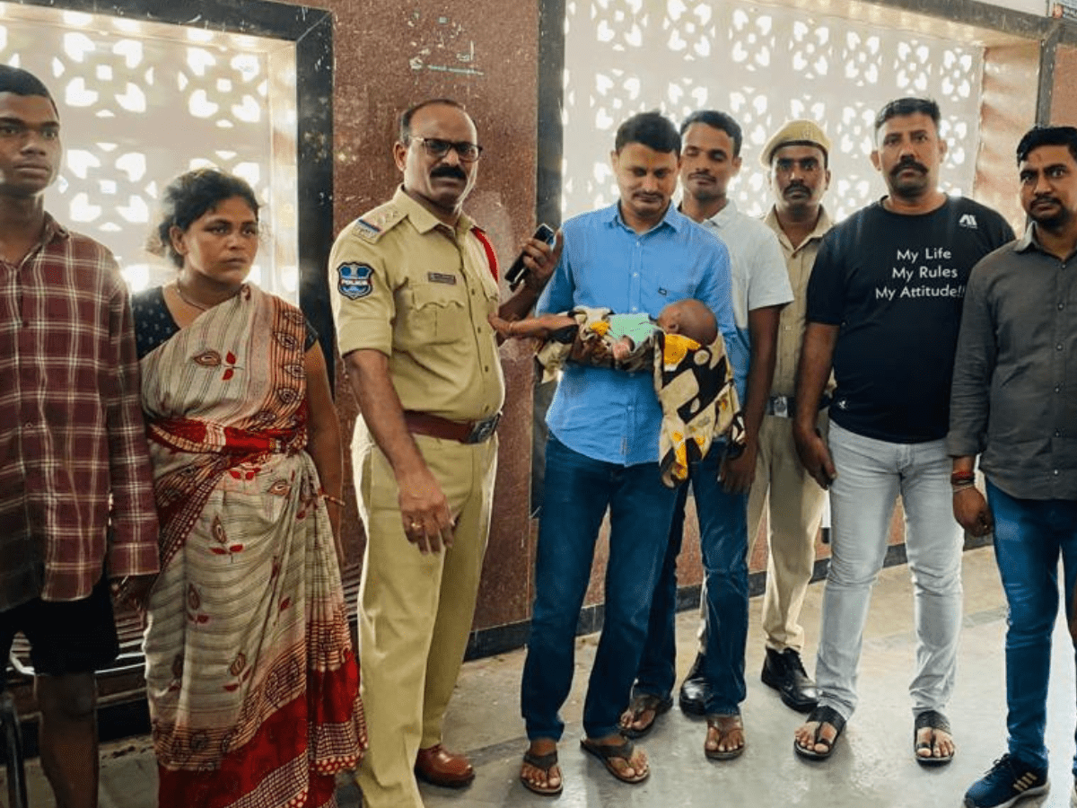 Hyderabad: Infant kidnapped at Afzalgunj rescued, returned to parents