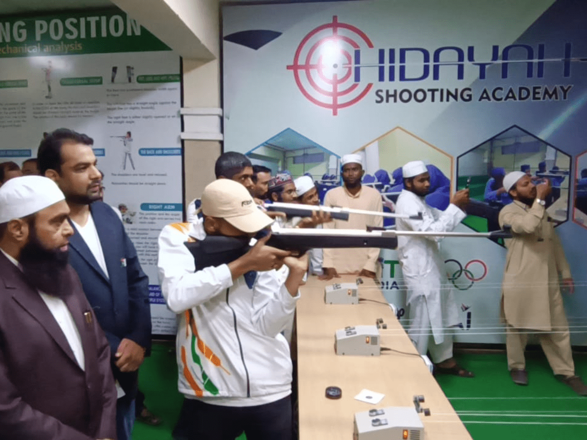 Hyderabad: Hidayah shooting academy rolled out at Mehdipatnam
