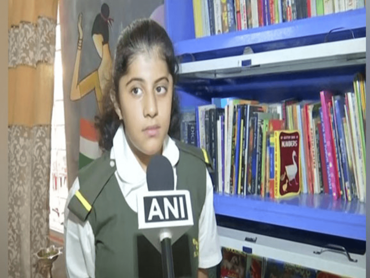 Schoolgirl sets up her third library in Hyderabad