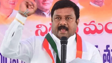 Telangana Congress leader Maheshwar Reddy resigns