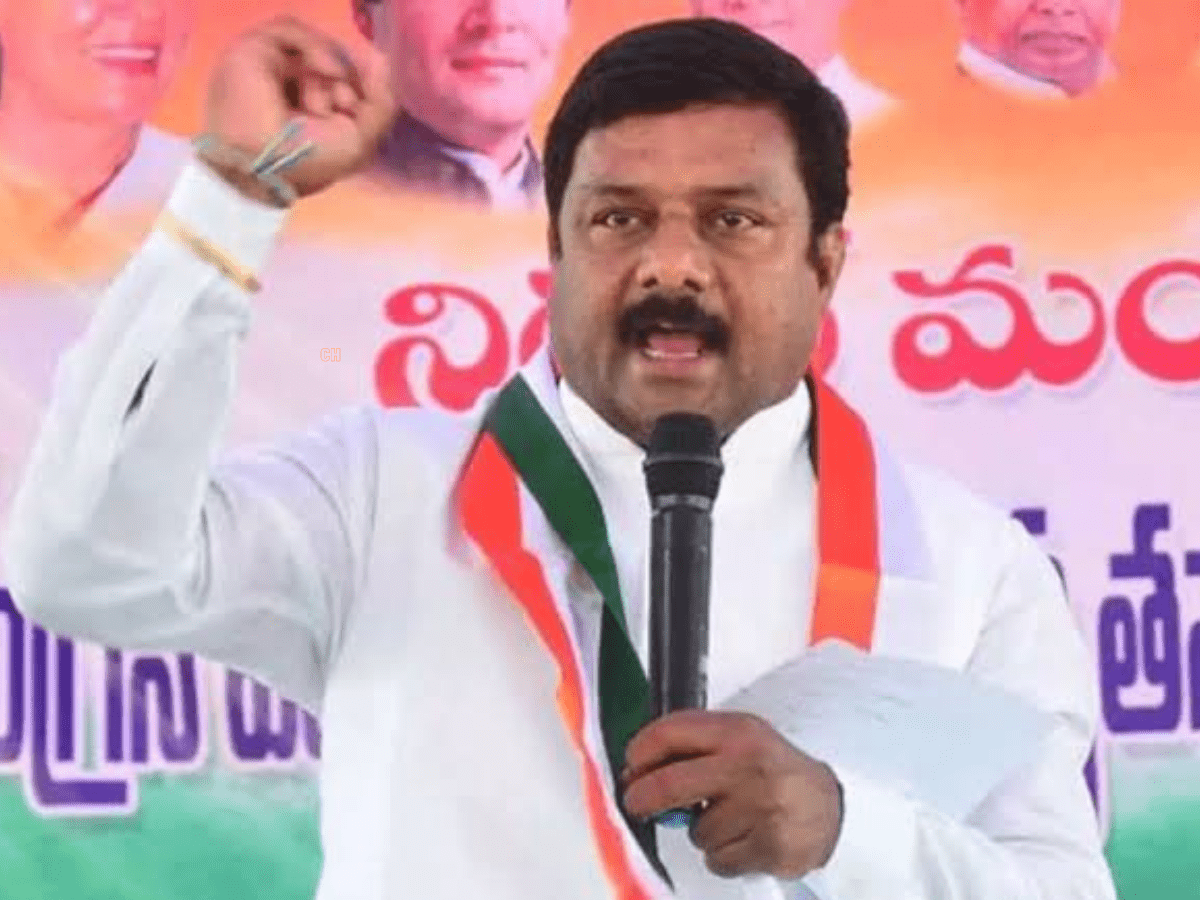 Telangana Congress leader Maheshwar Reddy resigns